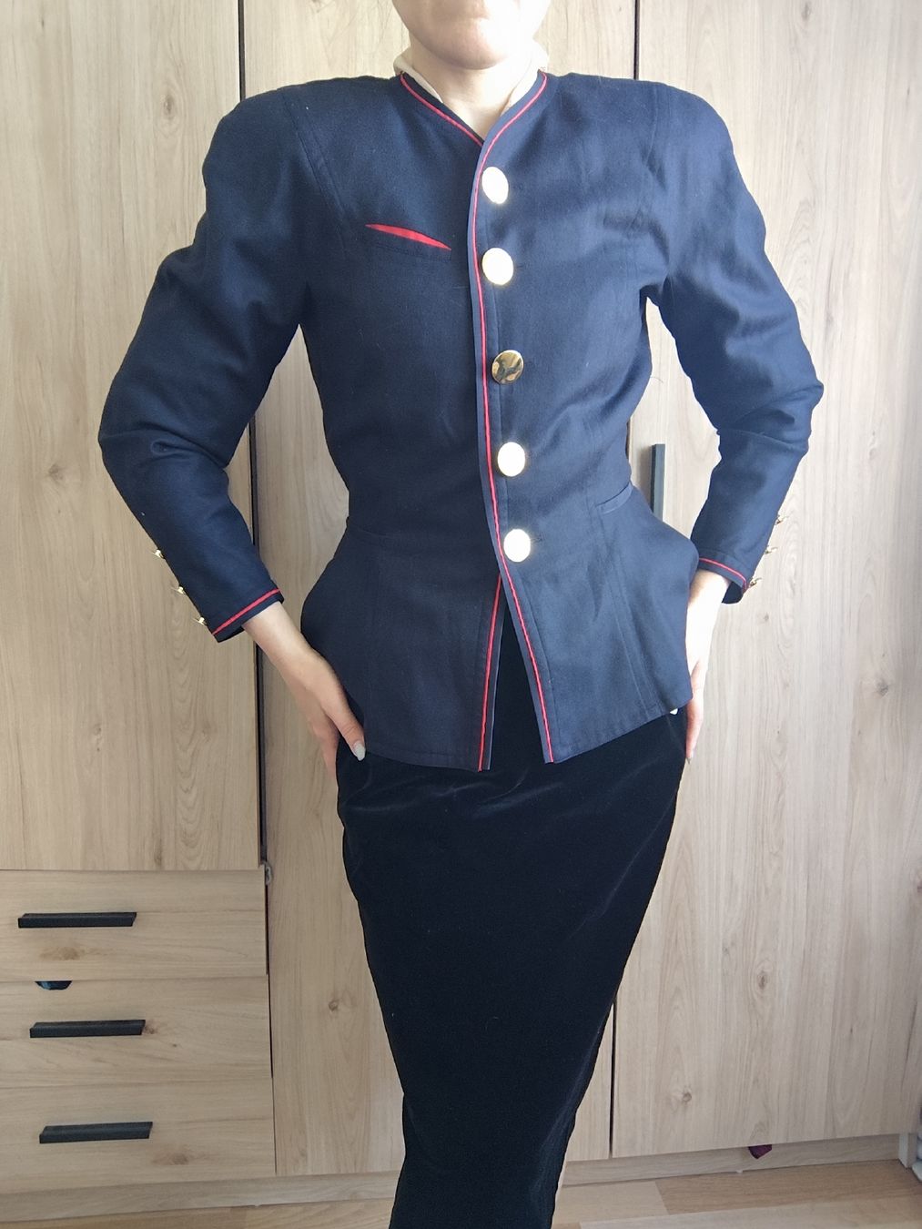 Vestes: DEFEKT Vintage TH Braun Wool Blend Jacket – Défectueux à Mägenwil par VintageGirly