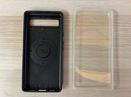Quad Lock Set für Pixel 6a: Hülle (gebraucht) + Poncho (neu)