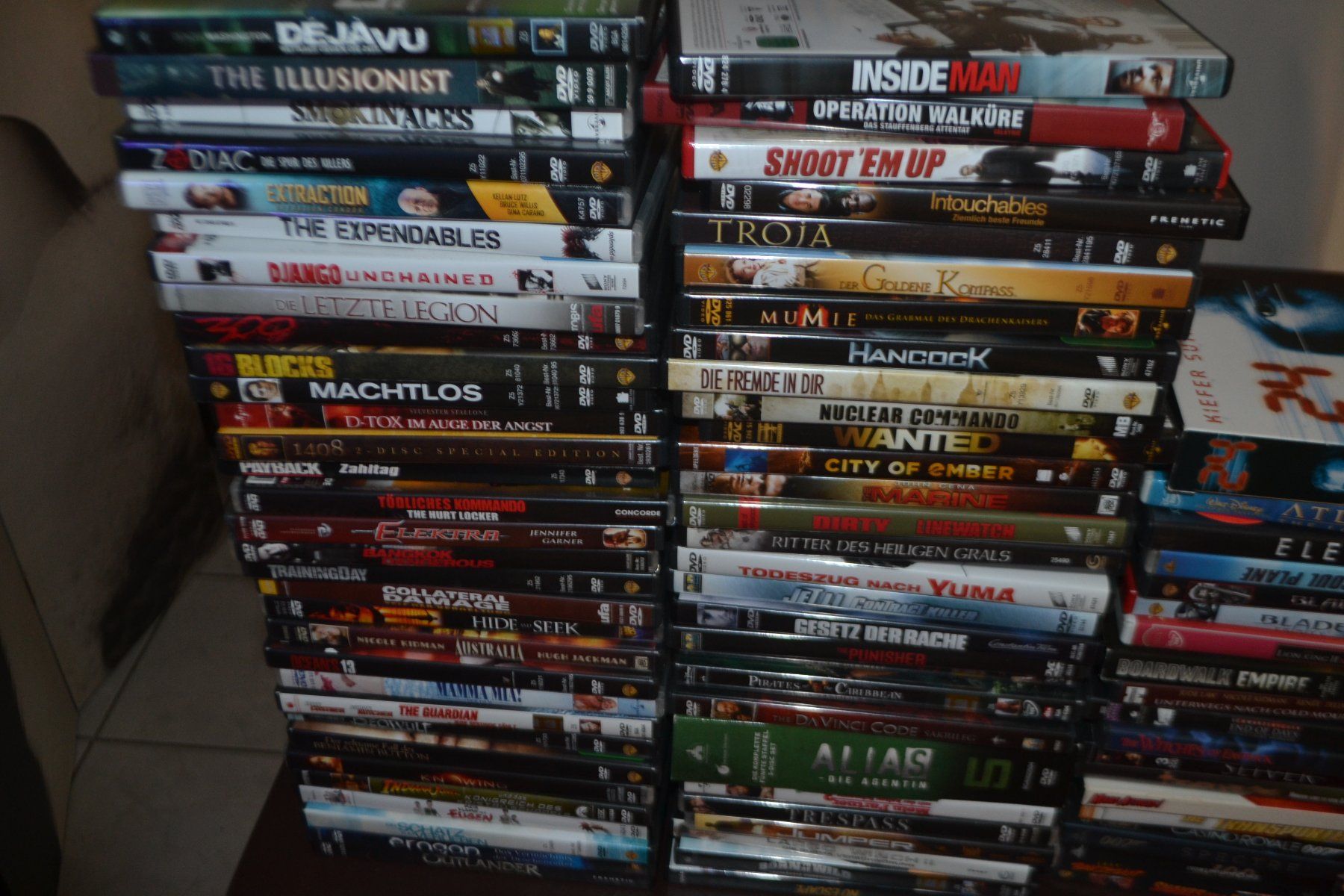 Alle DVDs: DVD Sammlung  (80St., 4 in Regio A Code, DVD) – Gebraucht aus Laupen ZH von chefdom 1