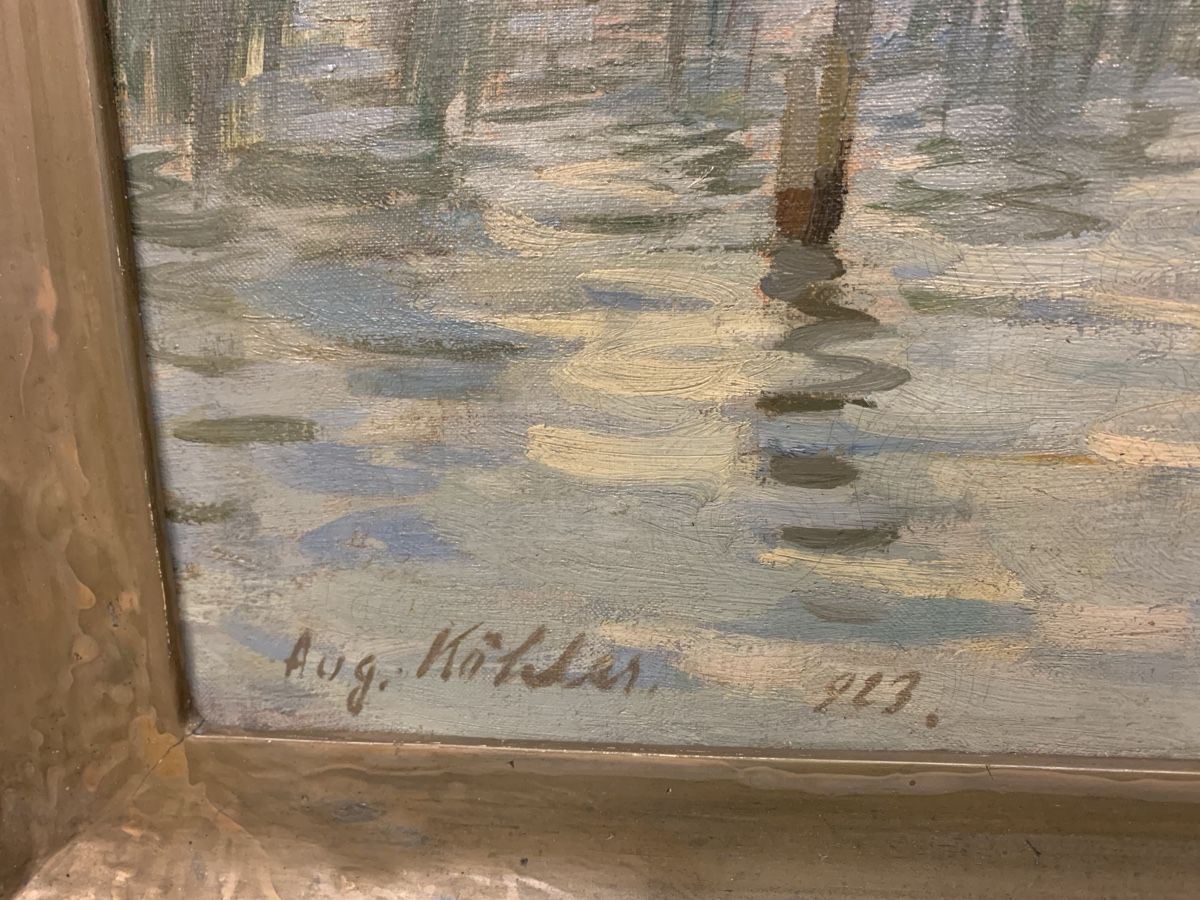 Dipinti: KÖHLER AUGUST 1881-1964 – Usato da Wolfhalden venduto da SecondAntique 3