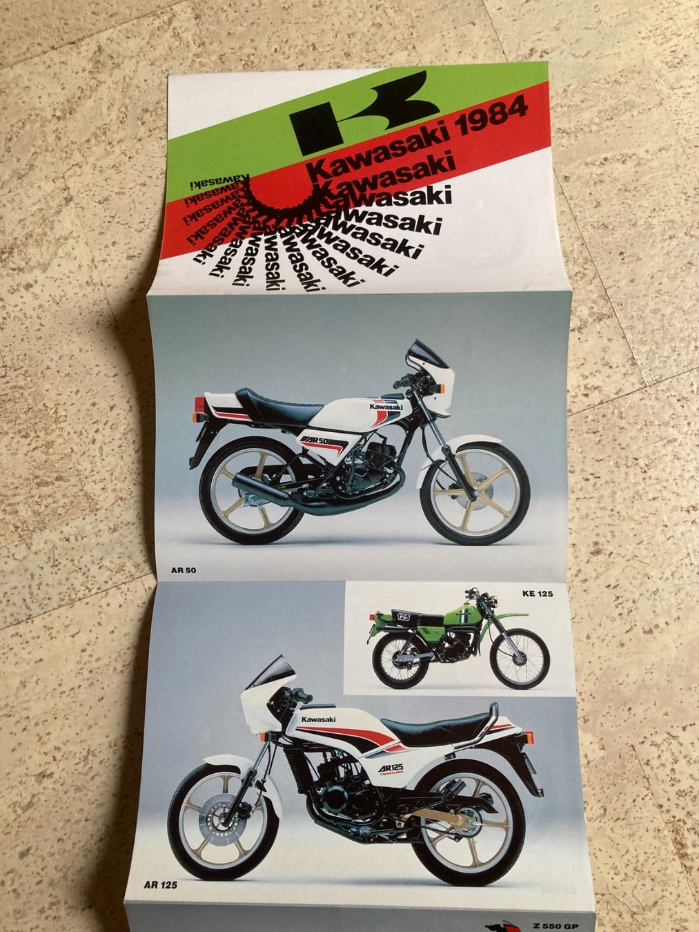 Kawasaki Documenti: Prospekt Kawasaki 1984 – Usato da Filzbach venduto da Sugi7 2