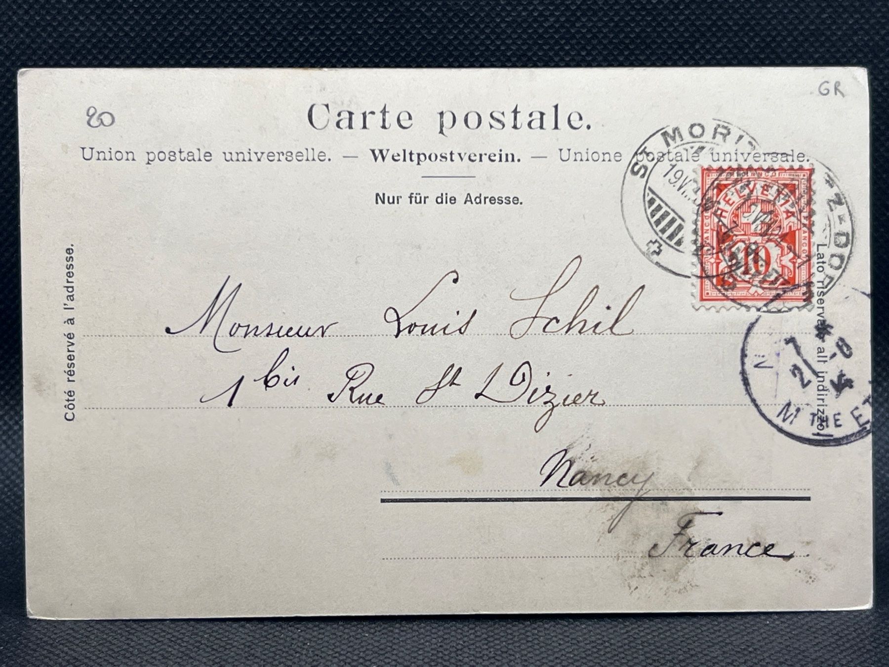 Cartes postales: Pontresina mit Roseggletscher – D'occasion à Widnau par Brusi9 1