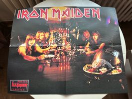 IRON MAIDEN tolle 1 kg Berichte + Poster Heavy Metal Kult