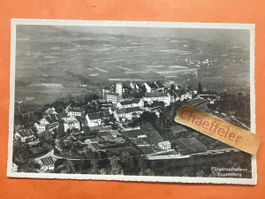 Alte Ansichtskarte Regensberg ZH, seltene Fliegeraufnahme!