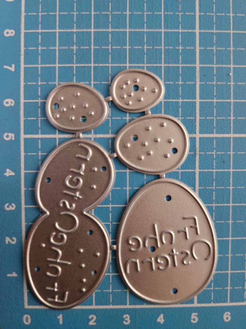 Sciablone: Stanzschablone Nr.907, Ostern, Eier Set(Sizzix geeignet) – Nuovo e nell'imballaggio originale da Gretzenbach venduto da Fliegepilz56 1