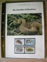 WWF Die Jamaika-Schlankboa Broschüre mit Briefmarken