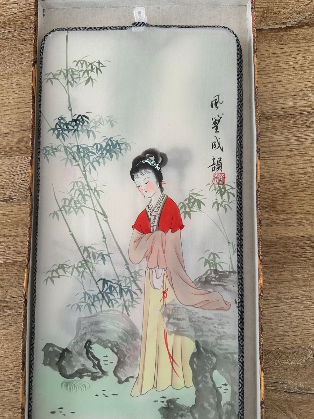 Tutte le decorazioni: Tableau Chinois Peint à la Main - Décoration Unique! – Usato da Lausanne venduto da gio_vintage17 2