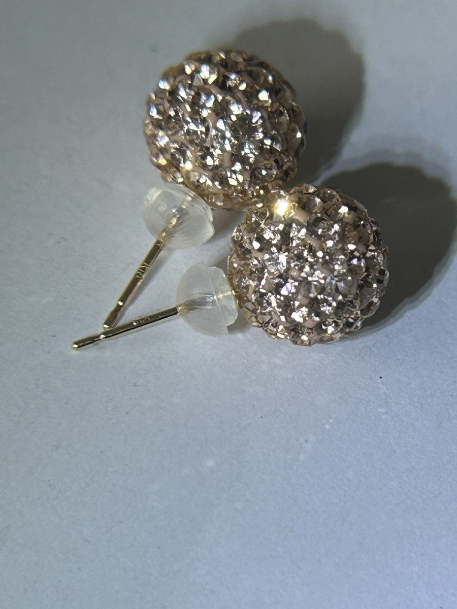 Orecchini pendenti & Orecchini a lobo: K18 Gold mit Kristallkugel 10mm – Usato da Tägerwilen venduto da jna_5zmg 1