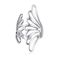 Ring Engelsflügel Silber Edelstahl