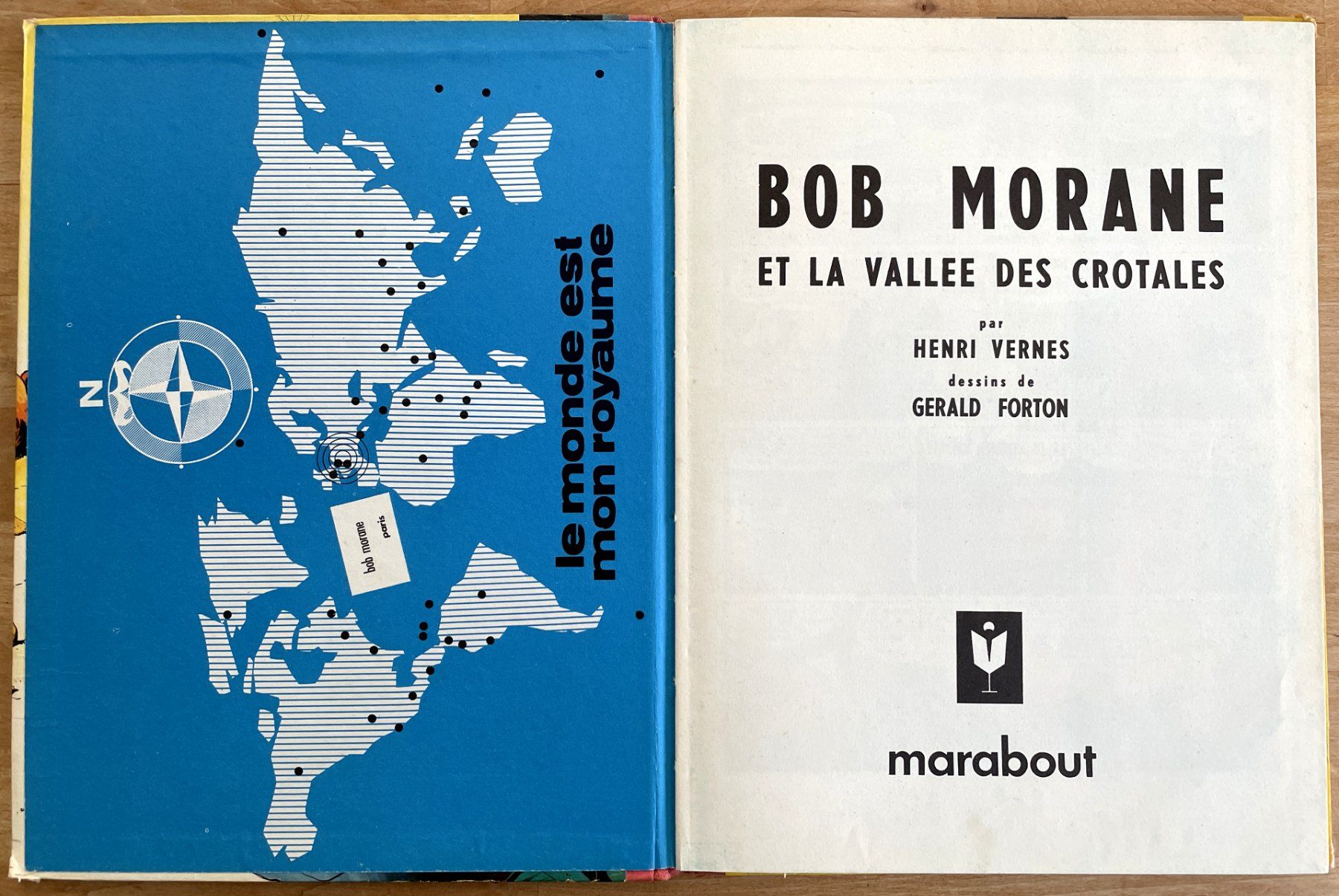Fumetti: Bob Morane - La vallée des crotales - E.O. 1964 TBE – Usato da Savagnier venduto da Ne2065 4