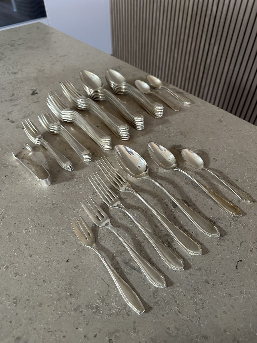 Set di posate: Silber Besteck-Set 49 teilig – Usato da Hägendorf venduto da neon09 3