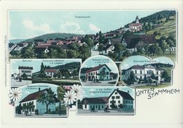 Gruss aus Unterstammheim - (Litho um 1900)