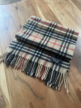 Burberry 100% CASHMERE Schal/Scarf Camel