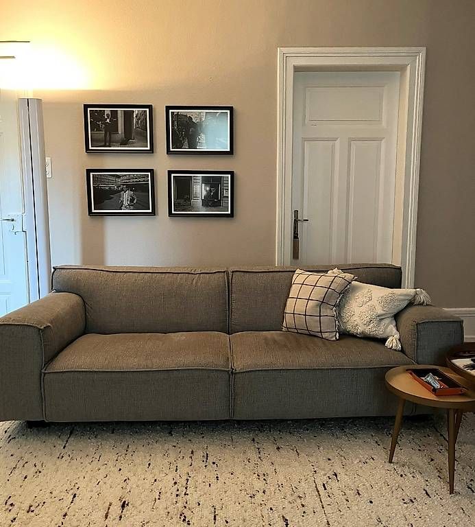 Interio Sofas: Graues Stoffsofa Interio – Gebraucht aus Zürich von tobeyb2010 2