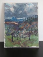 Fritz Bernhard. Oelbild mit Rahmen 46x60cm. Signiert. 