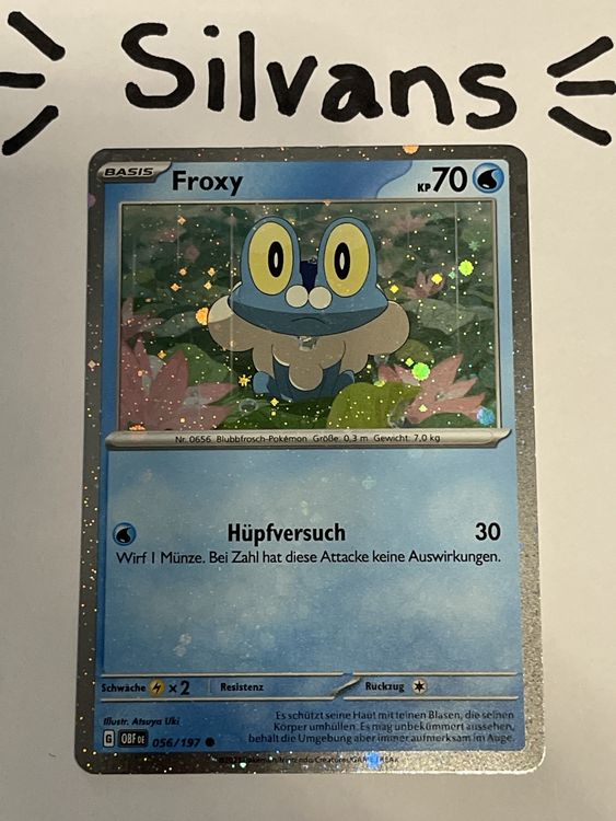 Froxy Holo Promo 056/197 Obsidian Flammen Deutsch (Neu (gemäss ...