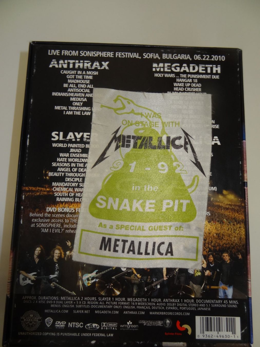 CD: Konzert CD+DVD "The Big Four" Live Sofia 2010 - Top Zustand! – Usato da luzern venduto da musicandart 1