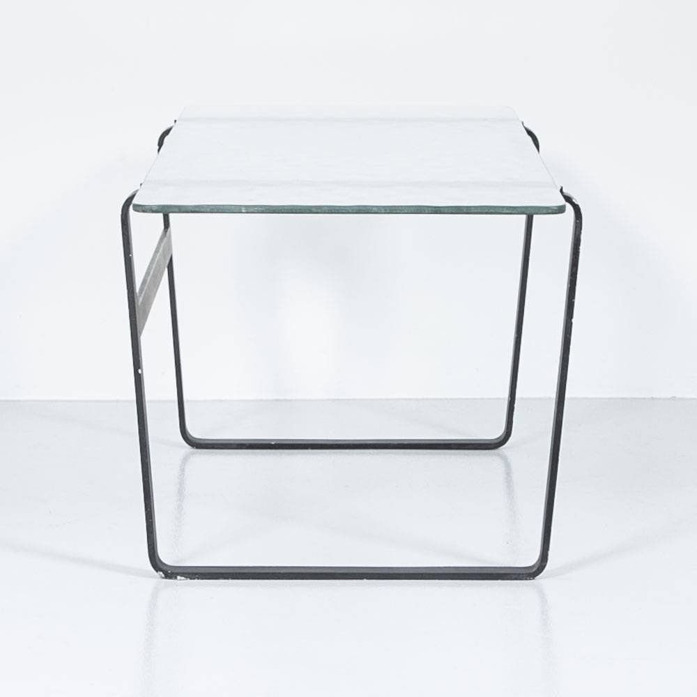 Tavoli: 1960er Glas Couchtisch – Usato da Zürich venduto da moebelzuerich 1