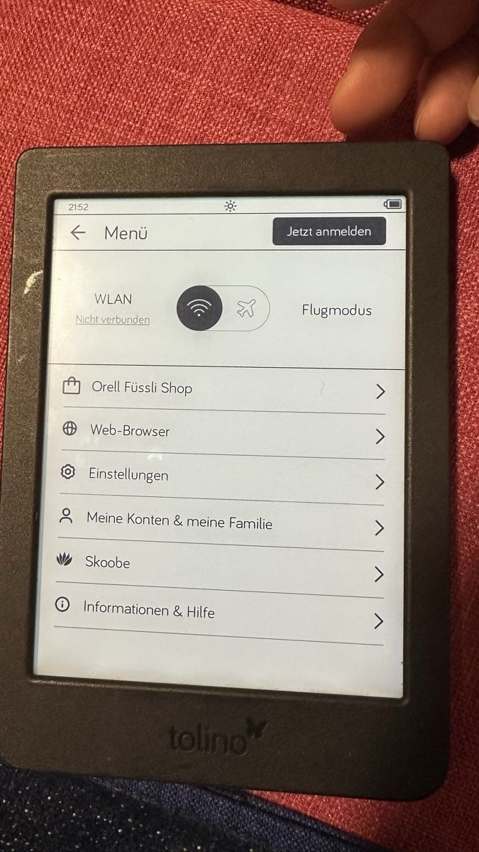 Tolino Tablet PC: E-Reader Tolino Page 2 schwarz mit Ladekabel gebraucht – Usato da Thun venduto da James_VI 1