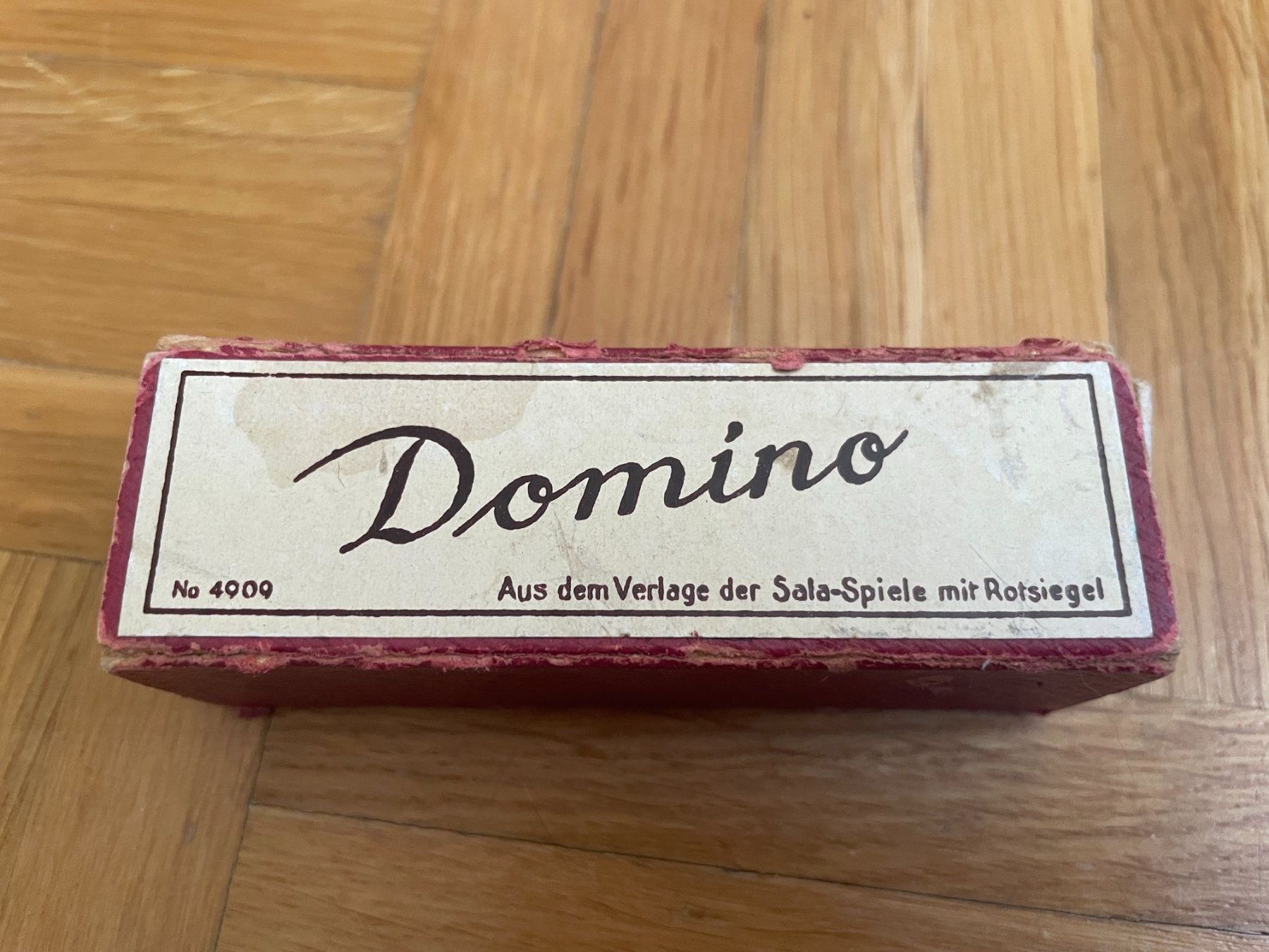 Giochi: Antikes Mini Domino Spiel – Usato da Dietlikon venduto da VintageStudioZurich 3