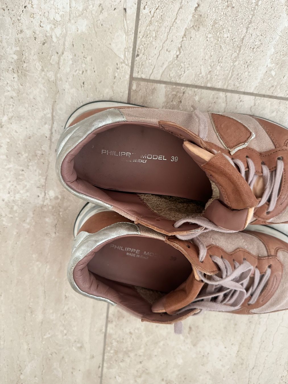 Damenschuhe: Sneakers PHILIPPE MODEL Grösse 39 Damen Leder Rosé – Gebraucht aus Dübendorf von Kabelo 2