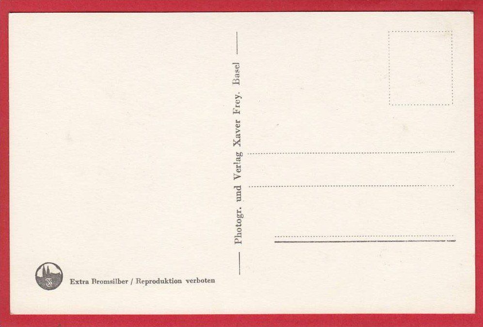 Cartoline postali: BASEL DREIROSENBRÜCKE – Usato da Grüningen venduto da Kartenlaube 1
