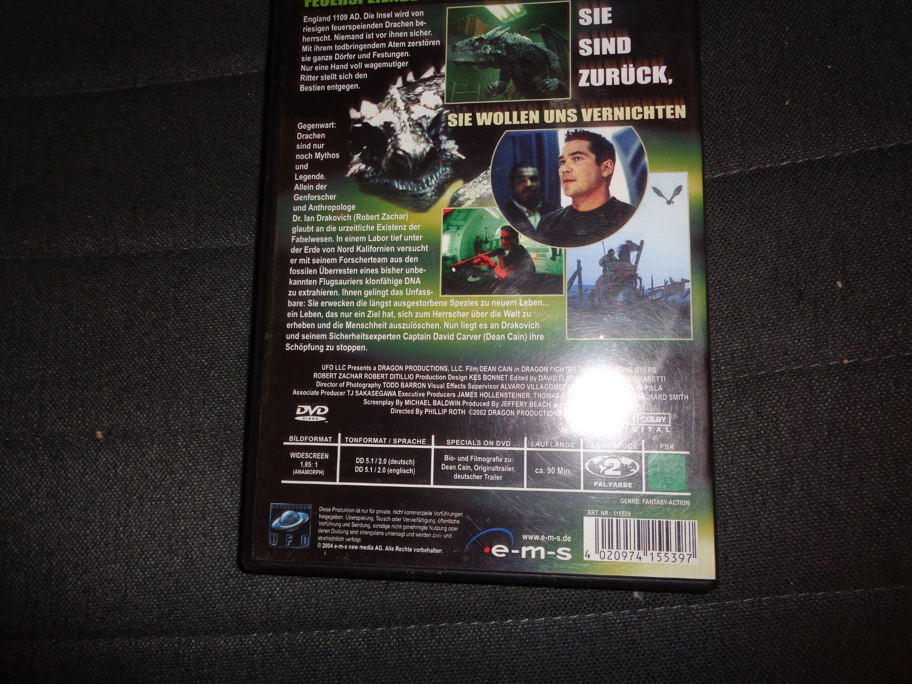 Tutti i DVDs: Dragon Fighter DVD – Usato da Olten venduto da Disc-Verkauf 2