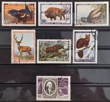 UdSSR 1957 Lot Fauna Tierschutz Wildtiere Leonhard Euler
