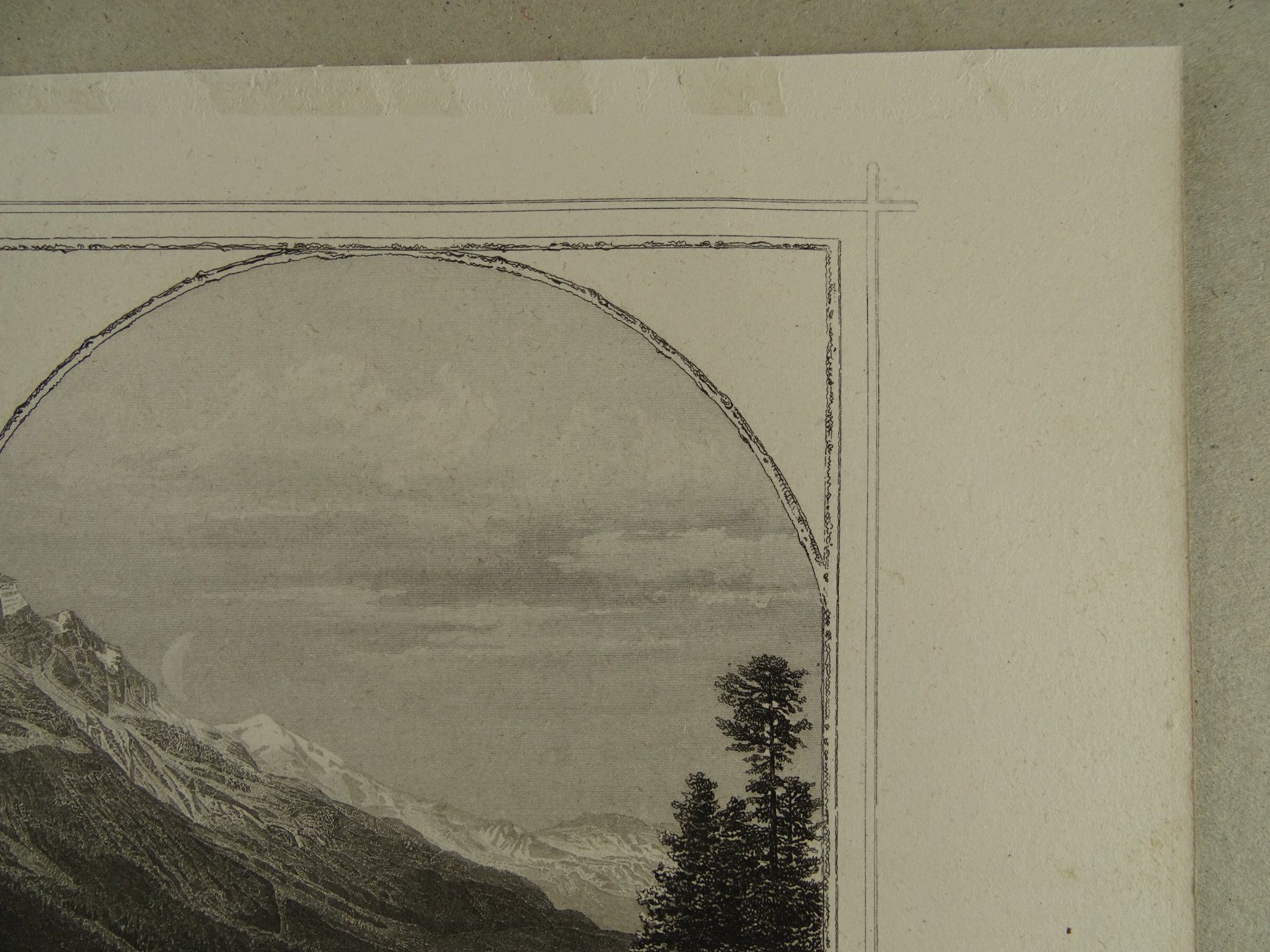 Incisioni: ST. MORITZ, STAHLSTICH NACH ROHBOCK 1870 – Usato da Grüningen venduto da Kartensammler 3