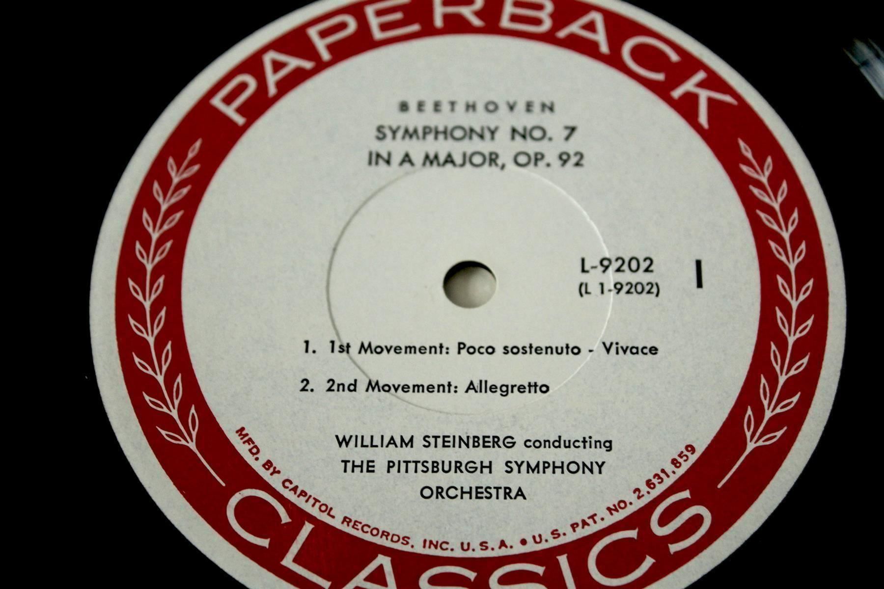 Dischi in vinile: BEETHOVEN: Synphony No. 7. W. Steinberg – Usato da Bern venduto da kultiges 5
