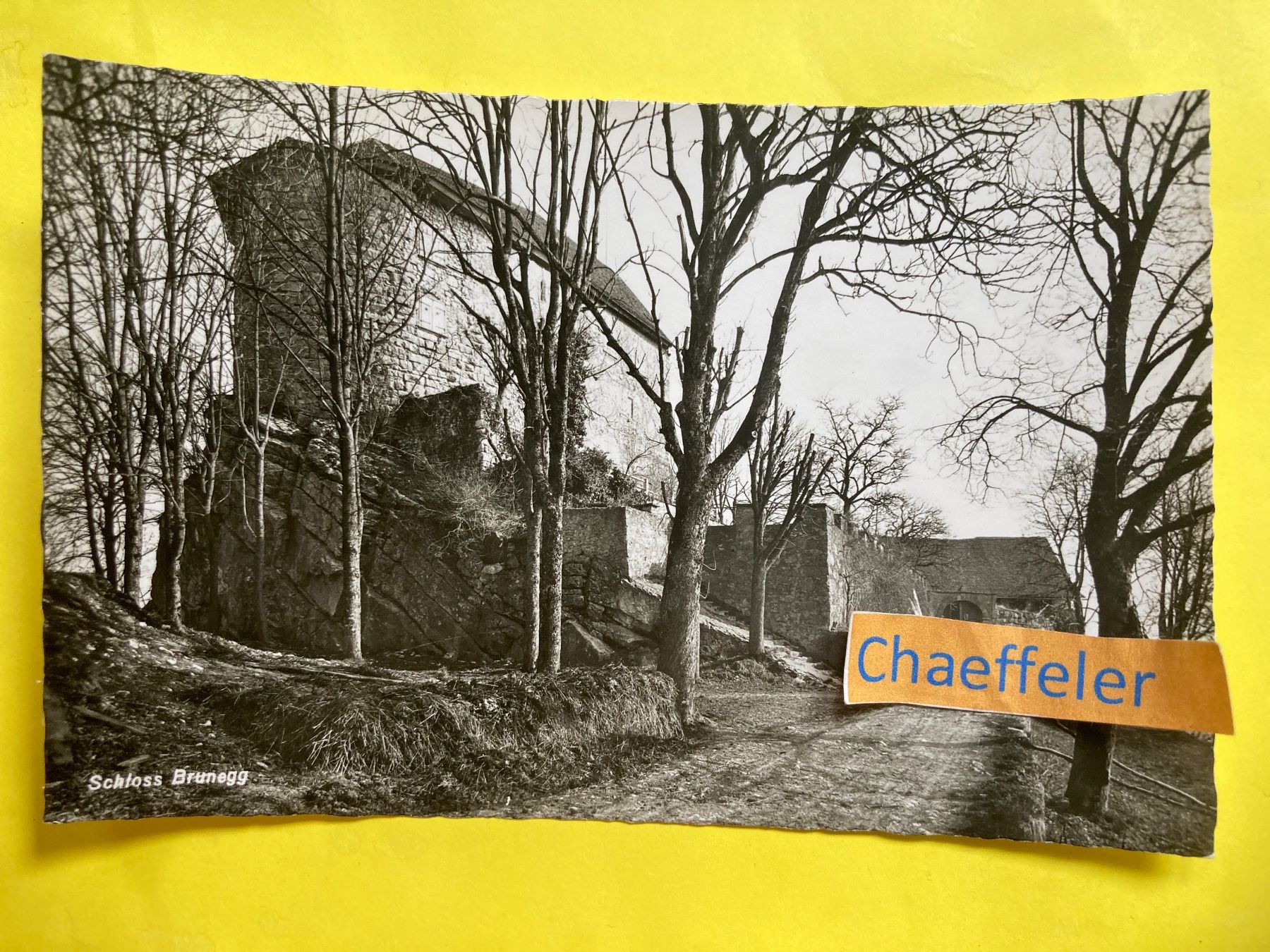 Cartoline postali: Schloss Brunegg – Usato da Zürich venduto da Chaeffeler
