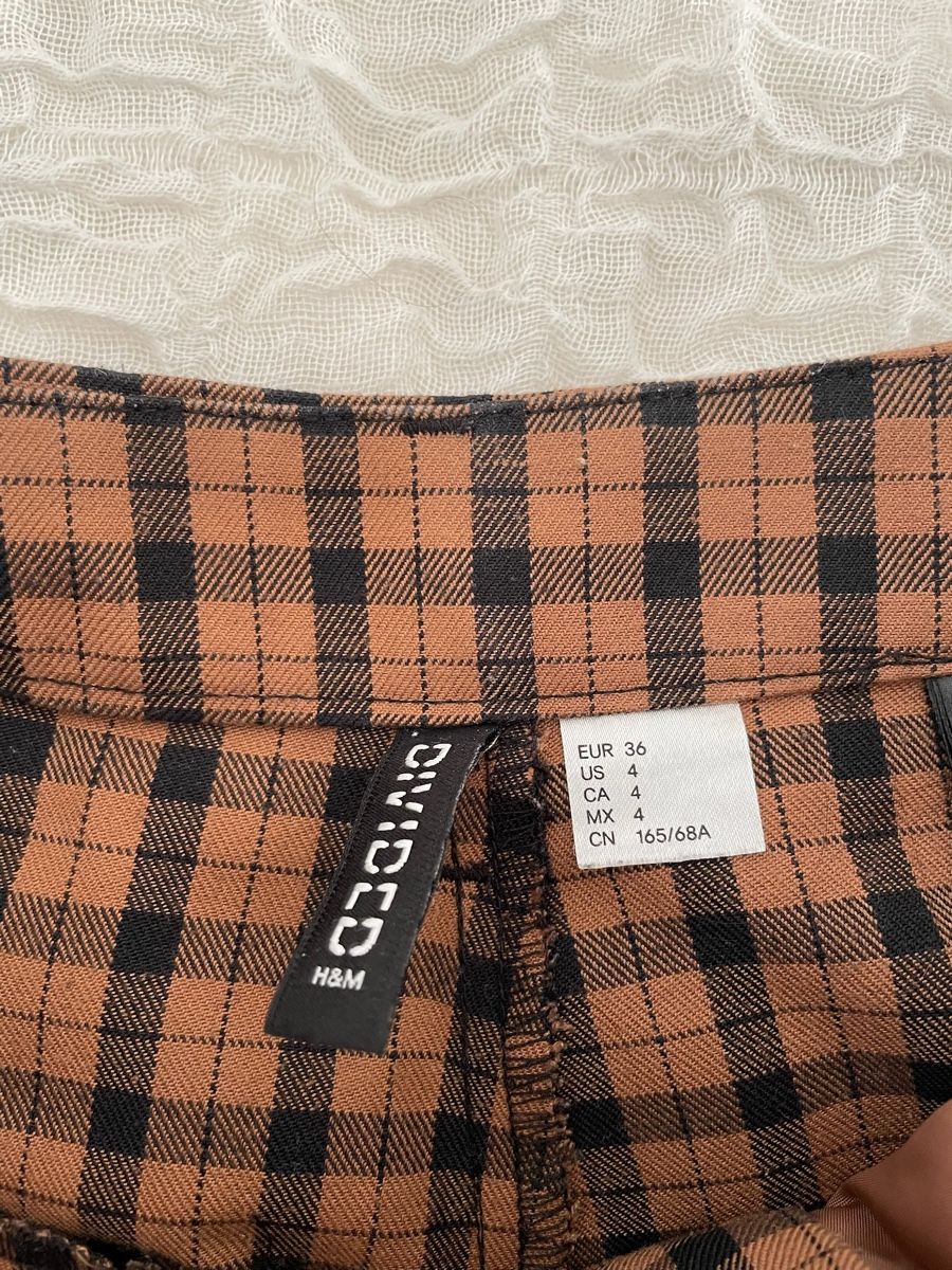 H&M Lotti di vestiti: H&M Karo Set, Gr. 36, Braun/Schwarz – Usato da Zürich venduto da vallup_9 5