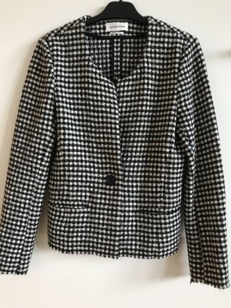 Veste Isabel Marant Etoile T 38 carreaux noir blanc