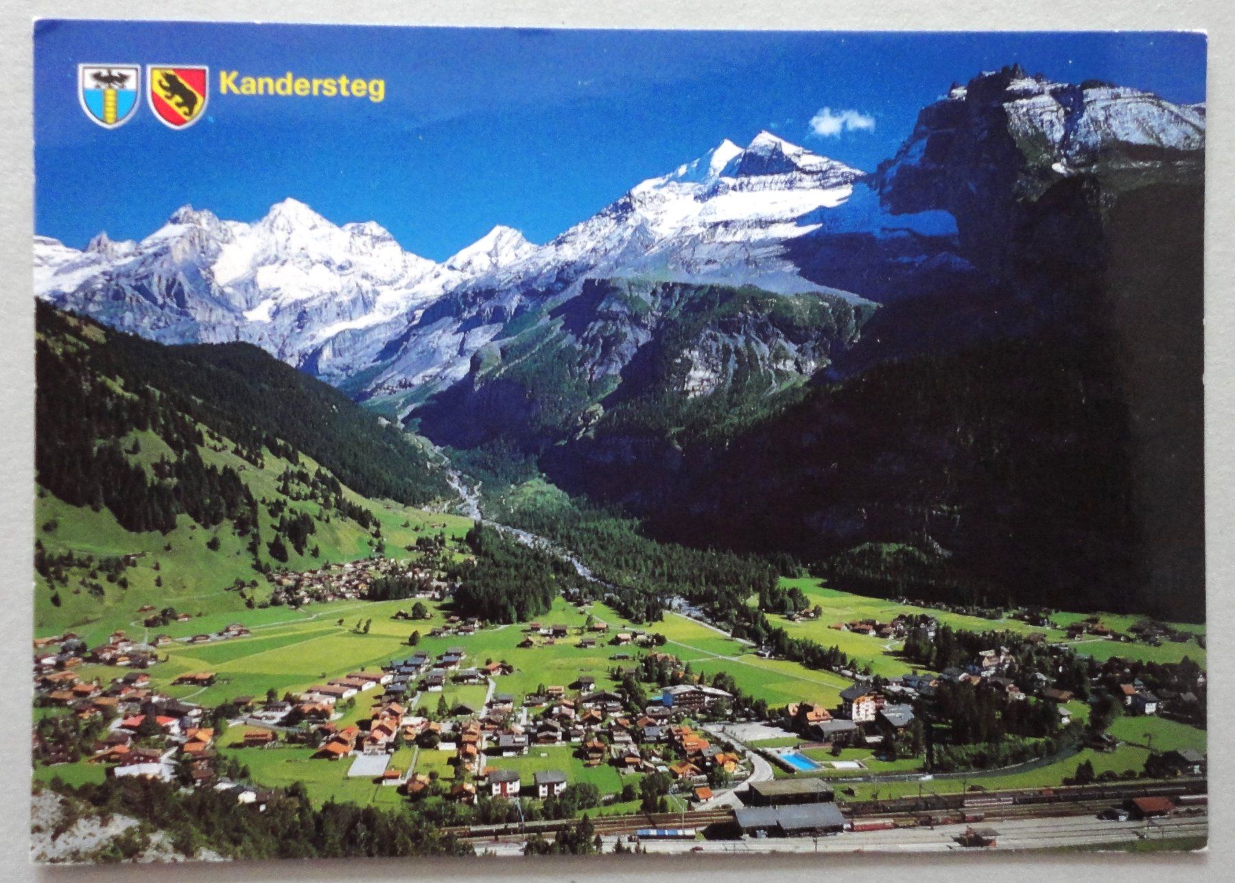 Cartoline postali: Kandersteg 1176 m, B.O. – Usato da Fétigny venduto da Billy2miny