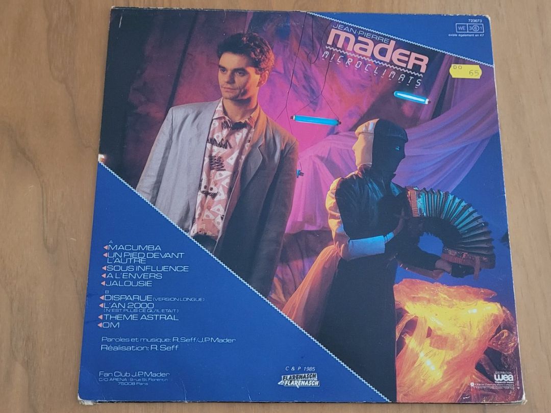 Vinyles: LP  Jean-Pierre Mader – D'occasion à Martigny par MZ-67 1