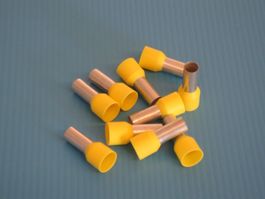 10 Stk 25mm2 16mm Aderendhülsen Isoliert