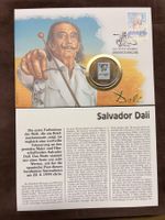 SALVADOR DALI - Münzbrief 2.4.1994 -Guinea 1000 Francos 1994