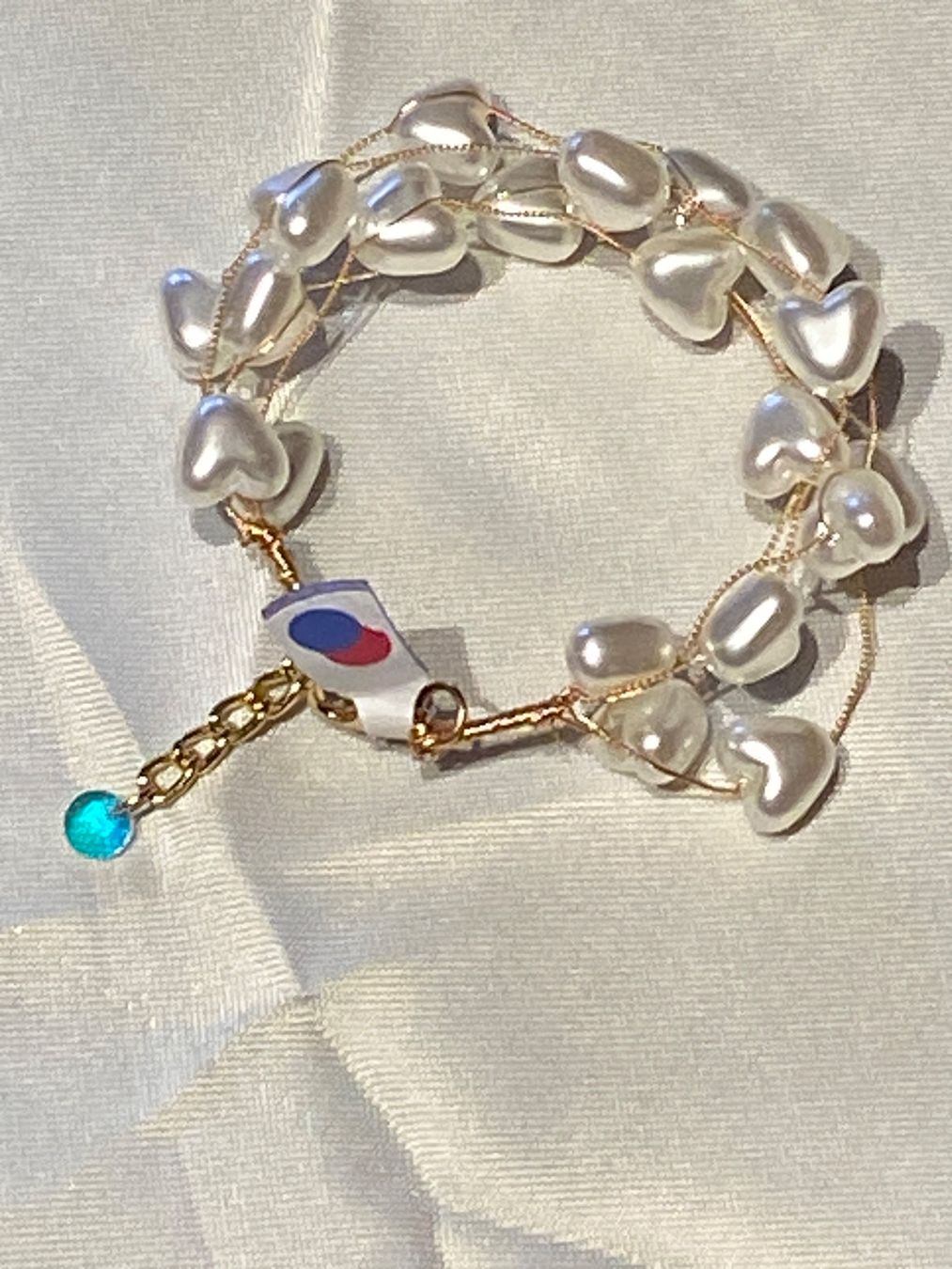 Armbänder & -reifen: PERLEN HERZEN ARMBAND-PEARL -WEISS – Neu und originalverpackt aus Meienried von ManuelaBoutique 3