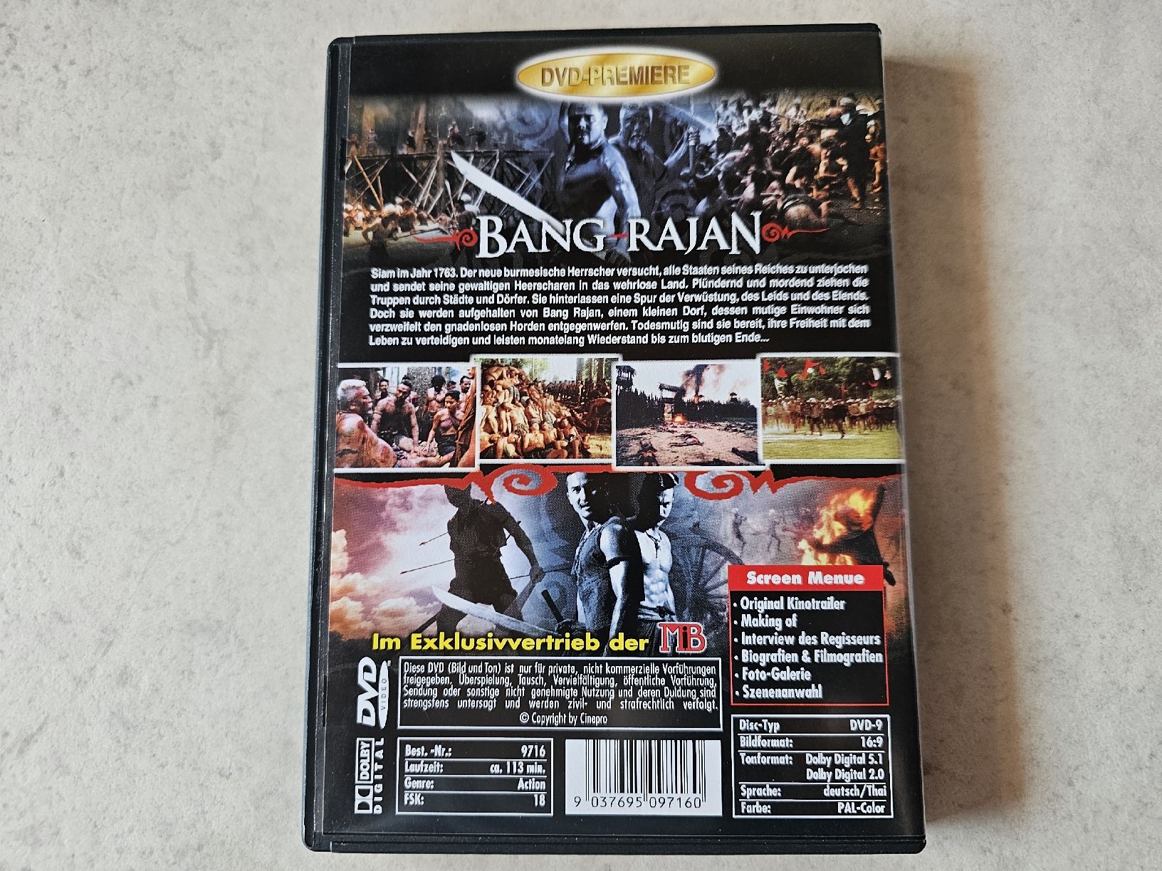 Tutti i DVDs: Bang Rajan  -  Kampf der Verlorenen – Usato da Schneisingen venduto da backstore24 1