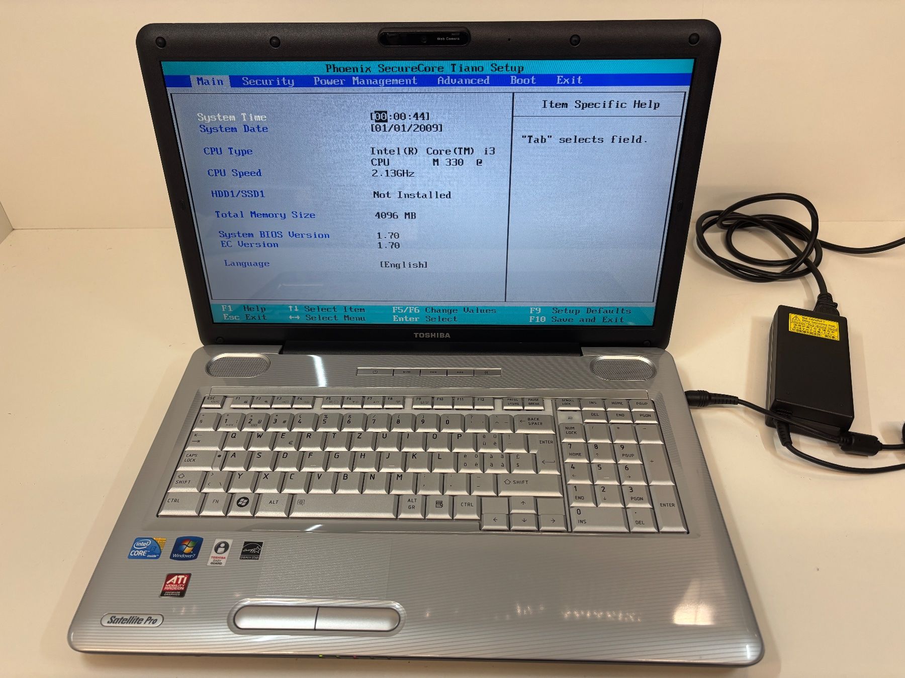 Toshiba Notebooks: Notebook 17.3" Toshiba Satellite Pro, Intel Core i3, DEFEKT – Defekt aus Lachen SZ von alcom-electronics