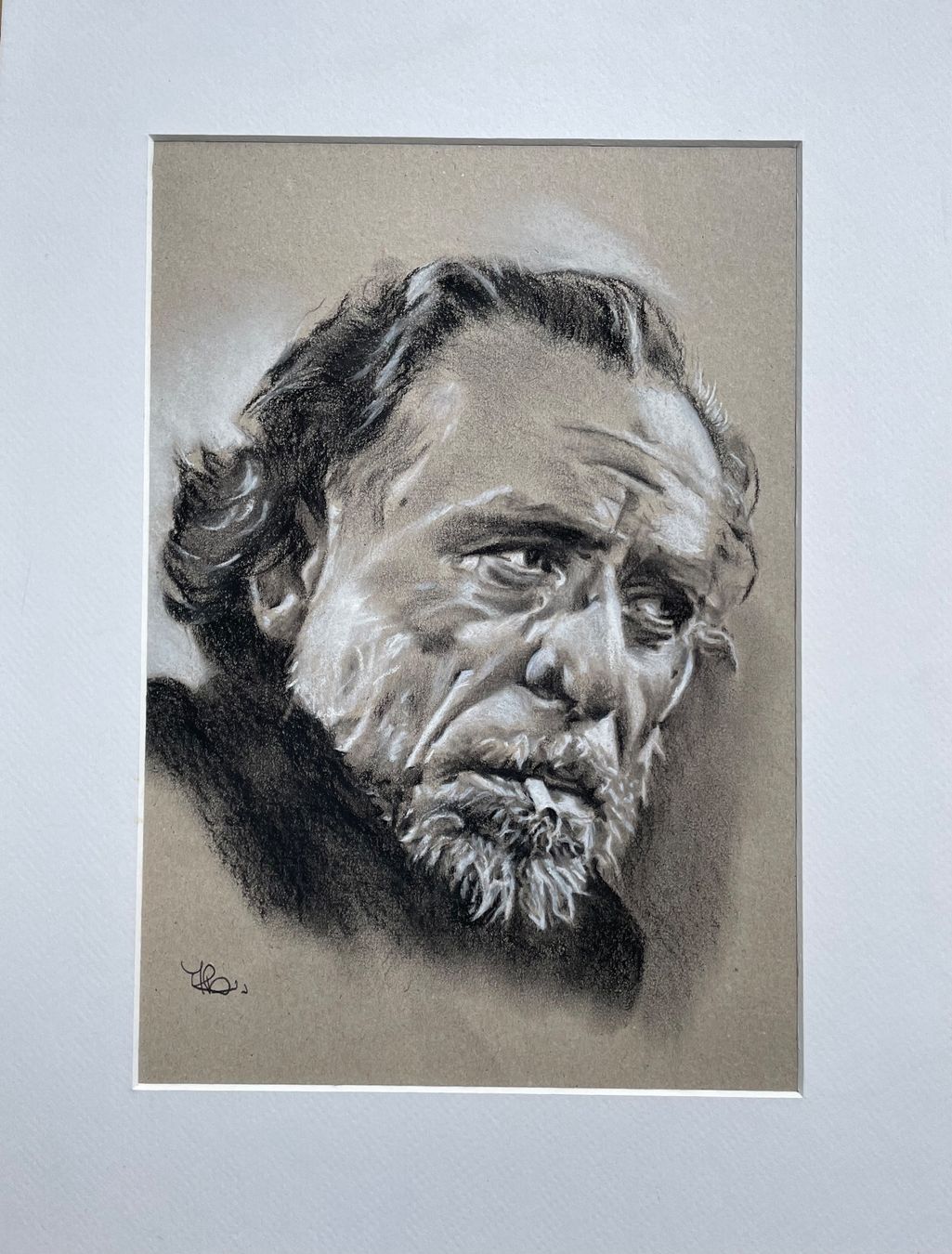 Dipinti: Portrait de Charles Bukowski – Nuovo (secondo la descrizione) da Courrendlin venduto da Hersent