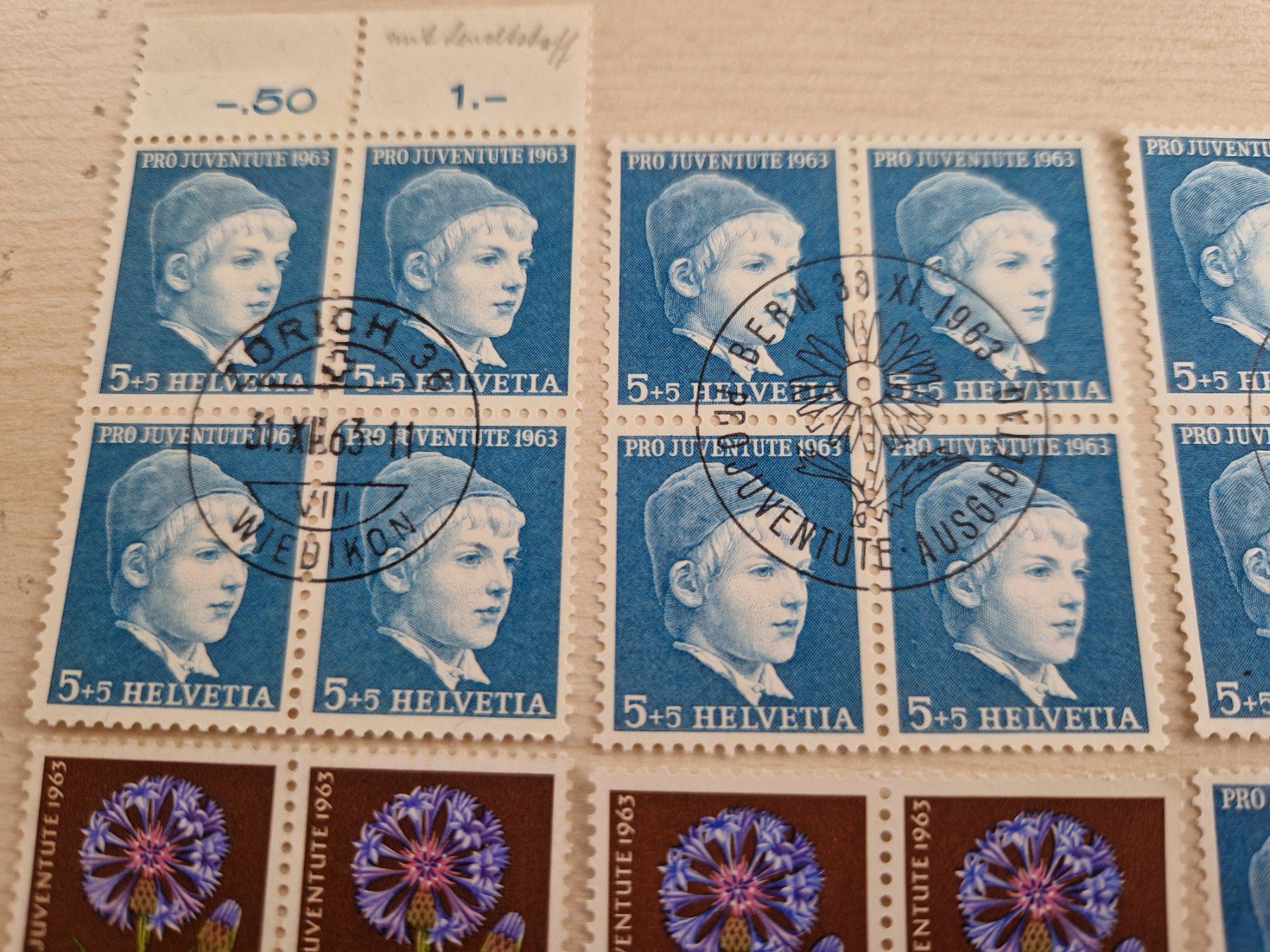 Tutti i francobolli: PJ 4er Blöcke 1963, ab 1.- – Usato da Burgdorf venduto da Glossy01 1
