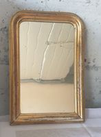 Petit miroir ancien doré à la feuille d'or