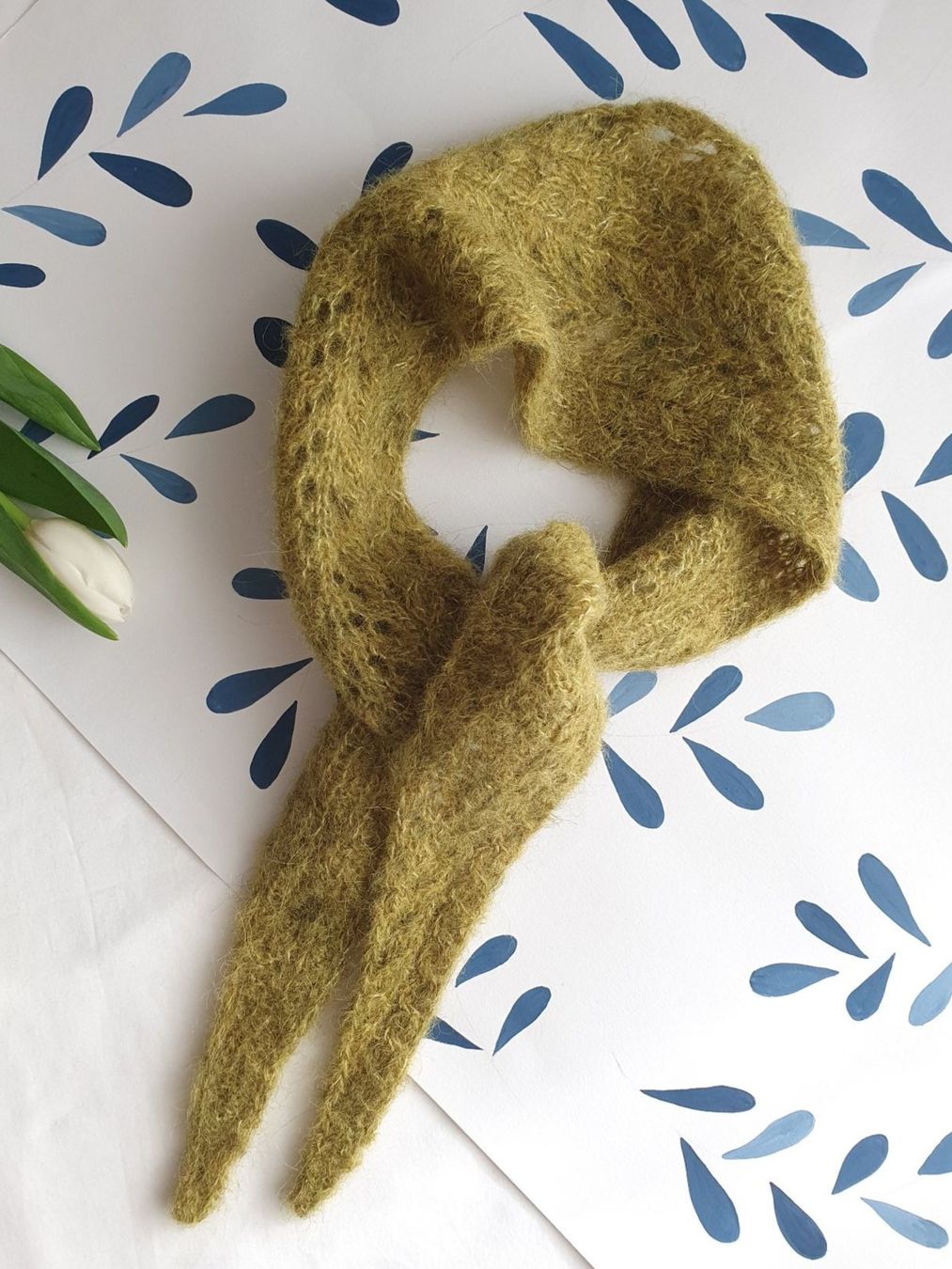 Foulard & Sciarpe: Strickschal, Handgestrickt, Unikat, Geschenk – Nuovo e nell'imballaggio originale da Neunkirch venduto da Sandramay 4