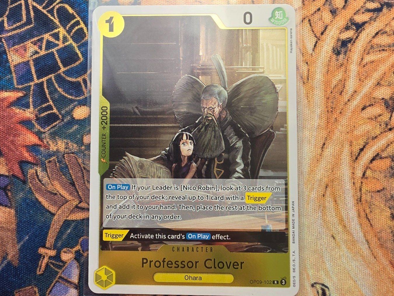 Bandai Sammelbilder & Trading cards: One Piece Professor Clover – Gebraucht aus Genestrerio von AM_98