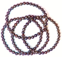 AKTION: Schönes dunkles Granat Stretch Armband 6 mm Perlen