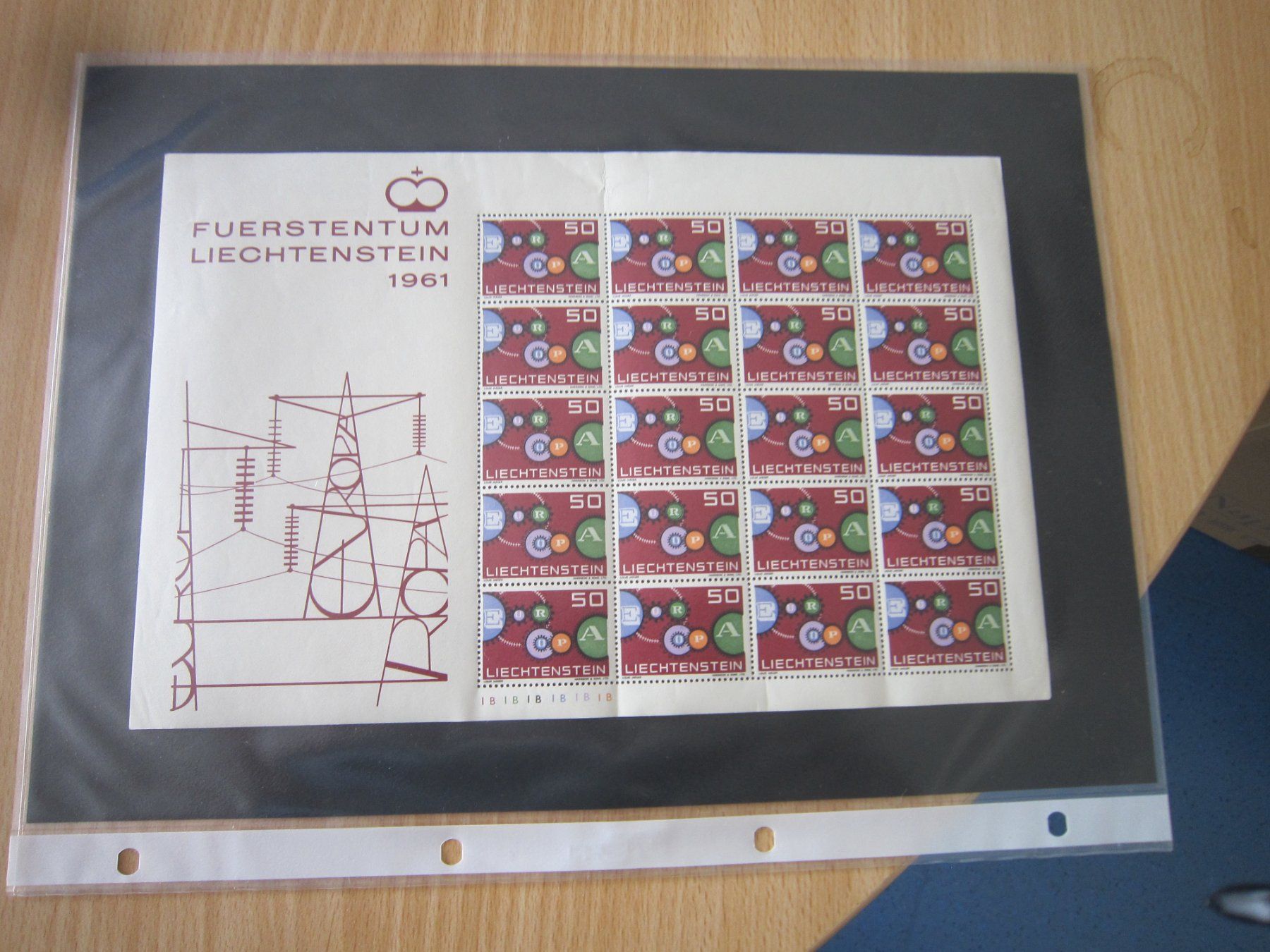 Alle Briefmarken: Lichtenstein 1961 BlocK EUROPA – Gebraucht aus Giubiasco von sal_9j6w