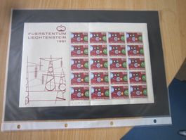 Lichtenstein 1961 BlocK EUROPA