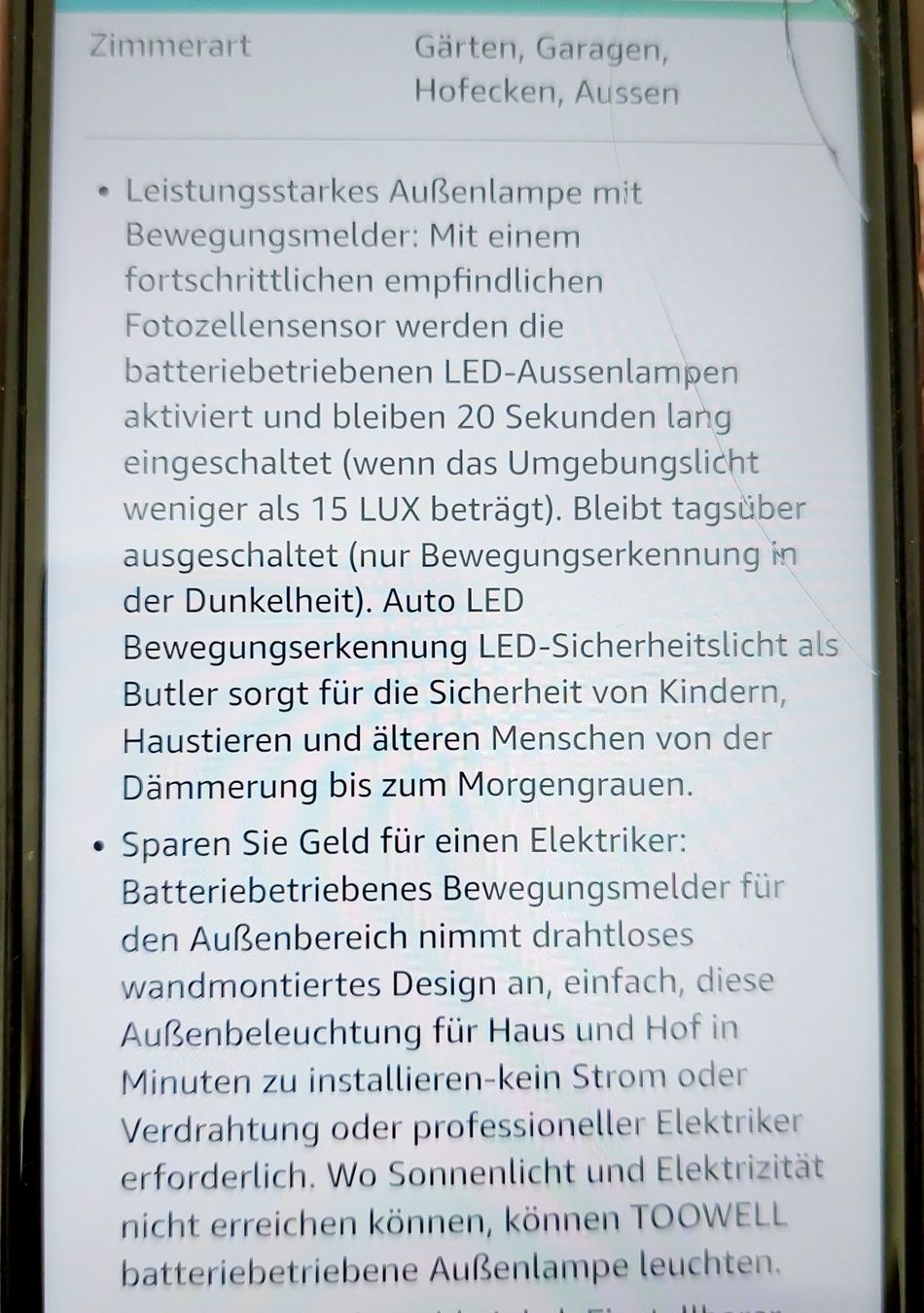 Lampen: Lampe Bewegungsmelder TOOWELL Neu – Neu und originalverpackt aus Zürich von maj_76zn 6