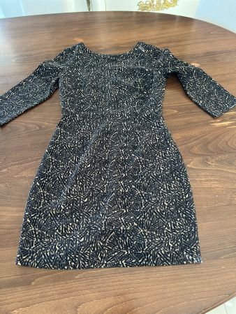 Hoss Intropia -Kleid Braun Muster Gr. 36/38